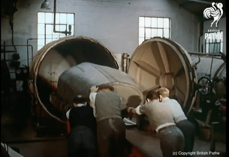 Fairey Marine construction - putting the boat in the autoclave