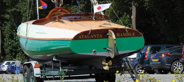 1.8 Very curvy boat at AOA60 event, Levington (Photo Richard James)