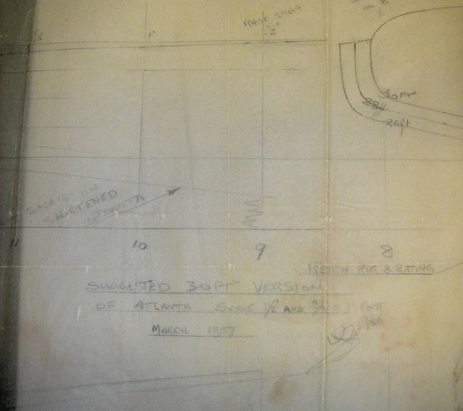 Fairey Marine Early ideas for the Atalanta 31