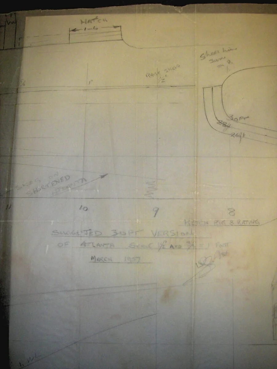 Fairey Marine early drawings for the A31