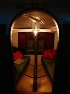 A124 Helene cabin oil lamp - saving on electricity.