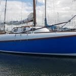 The hull and decks are in good, but not perfect, condition - starboard side