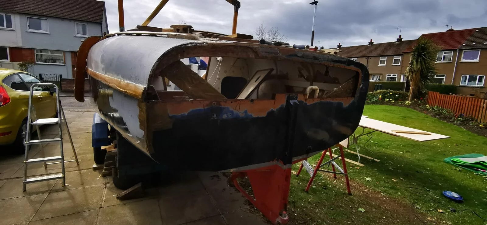 2020 A71 Blue Jackaroo Repairs 002 - transom