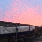 A065 Joann in 2017 001 - Hull and trailer