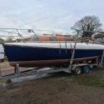 A065 Joann in 2017 002 - Hull and trailer