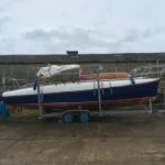 A065 Joann in 2017 011 - Hull and trailer