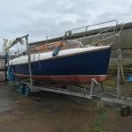 A065 Joann in 2017 013 - Hull and trailer