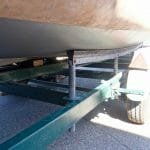 Unusual trailer supports for A1 - they work very well