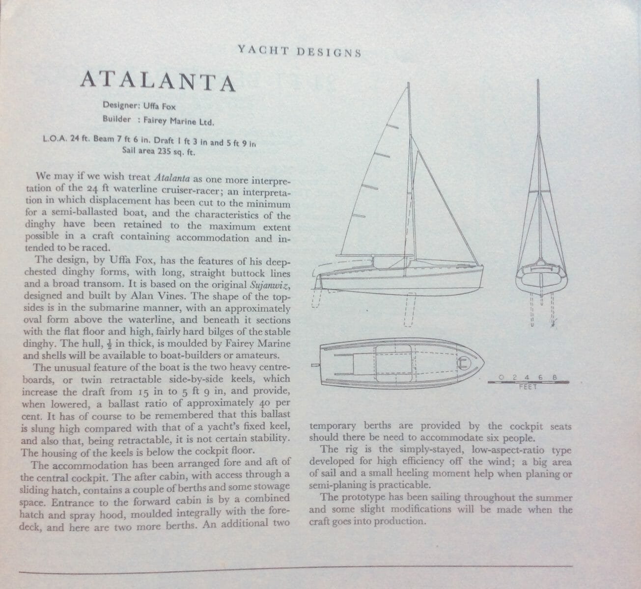 A1 article in Yacht Designs