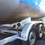 A115 Portside hull and trailer