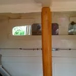 A15 Raised aft cabin allows large port lights on the transom