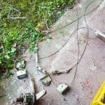 2020 10 A154 032 - rudder cables whip staff bearing and pulleys