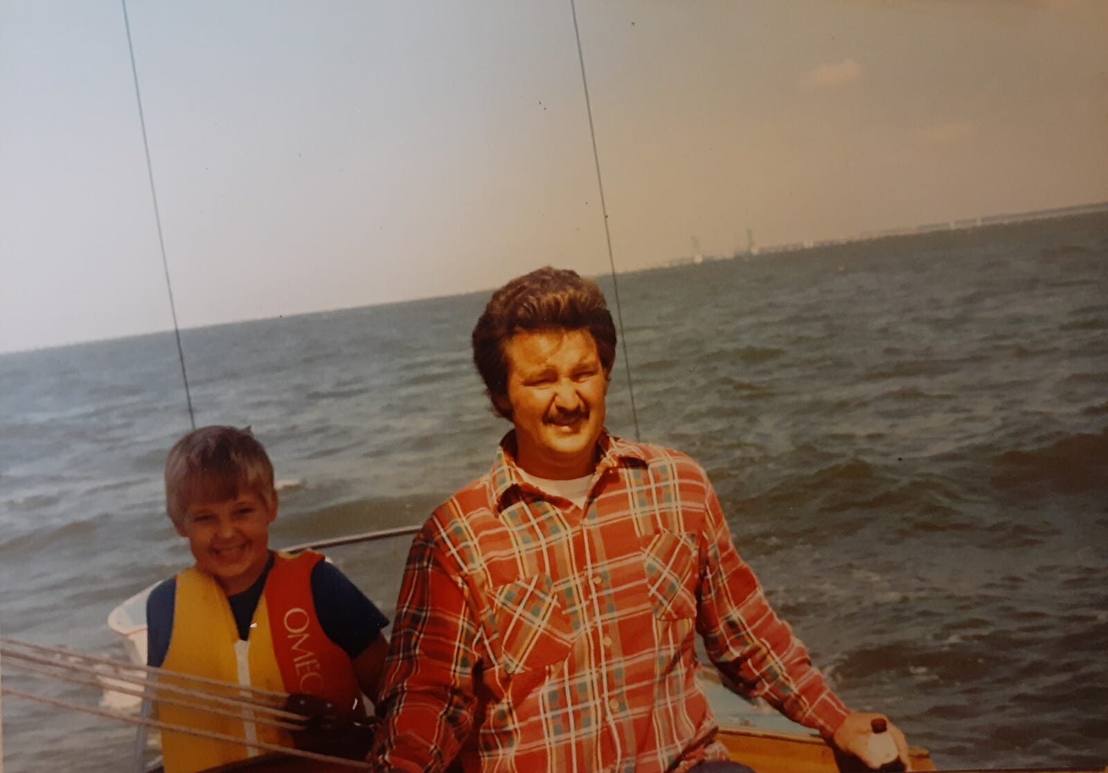 A182 1980s Sailing off Virginia