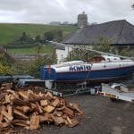 A60 Achates ashore at home in Devon 2017 004