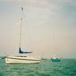 A86 1990s On her moorings, Chichester harbour ’90s 4