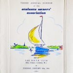 AGM Dinner Card Cover 1961