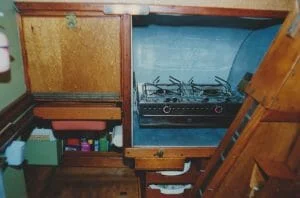 Axxx Internal views (2) boat and date unknown - possibly in France