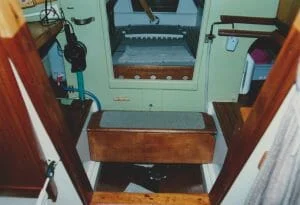 Axxx Internal views (6) boat and date unknown - possibly in France