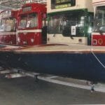 Thought to be an airborne lifeboat hull