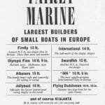 1959 Dinghy Yearbook p182-183 Fairey Ad
