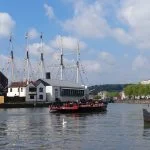 Pyronaut approaches SS Great Britain