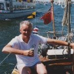 "Gellie" on the Ijcanal Ijmuiden to Amsterdam 10th August 1995