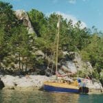 "Gellie" moored near Kyrkja, near Stavanger, 3rd August 1997