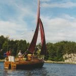 "Gellie" sailing off Kyrkja, Stavanger, 3rd August 1997