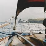 "Gellie" approaching Cape Wrath 11th July 2000