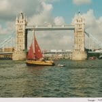 "Gellie at Tower Bridge 16th August 2001