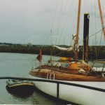 "Gellie" at Amble Marina Northumberland 10th July 1992