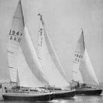 31-02 (1944) 31-05 and 31-06 (1959) Sailing together for publicity shots