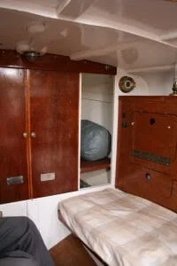 the interior heads and saloon