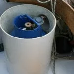 A65 Gas bottle storage