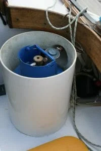 A65 Gas bottle storage
