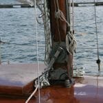 Mast foot and winch details