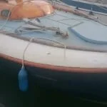 A102 after her adventures with the Languard Buoy, Harwich