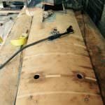 2015 31-10 Zambra Renovations - sanding the deck