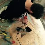 2015 31-10 Zambra renovations - very professional treatment of foredeck holes