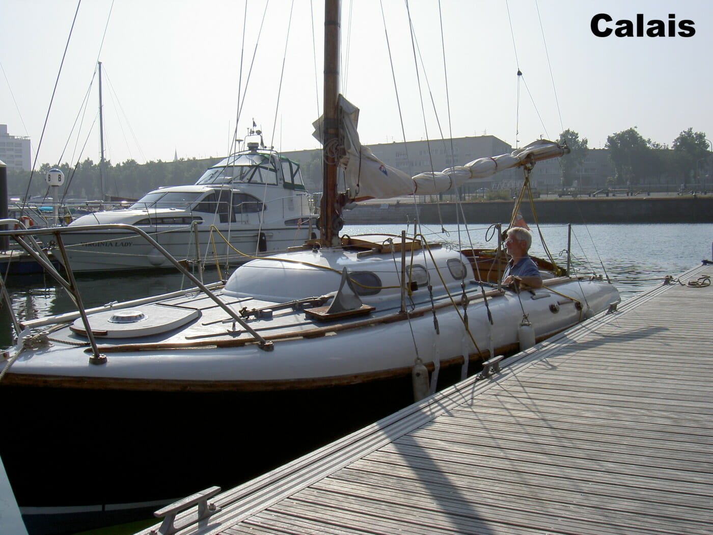 A104 in Calais, proud owner Simon Cooper looking chilled
