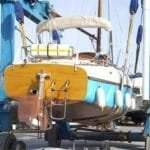 T10 Callista in the hoist