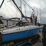 T10 Callista Mast Raising begins