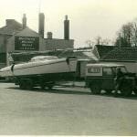 Mike Challis towing Emma Duck when purchased in 1972