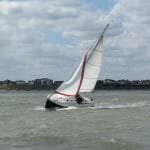 Colchide sailing near Harwich