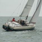Colchide sailing near Harwich