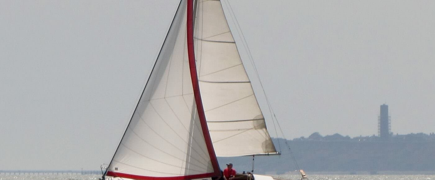 Colchide sailing near Harwich