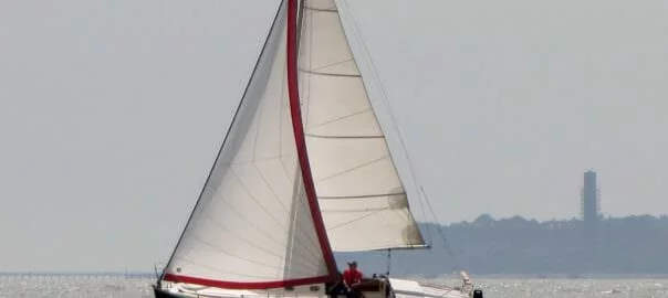 Colchide sailing near Harwich