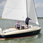 Colchide sailing near Harwich