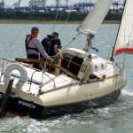 Colchide sailing near Harwich