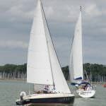 Colchide sailing near Harwich